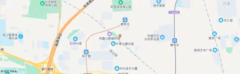 北京善各庄西站_公交站地图_北京公交_妙搜公交查询2025