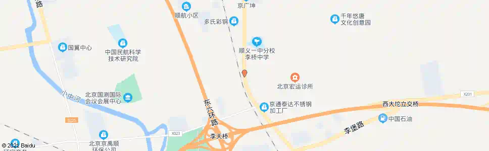 北京李桥_公交站地图_北京公交_妙搜公交查询2025