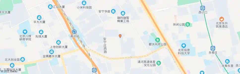 北京安宁庄前街_公交站地图_北京公交_妙搜公交查询2025