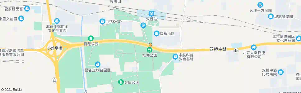北京杜仲公园_公交站地图_北京公交_妙搜公交查询2025