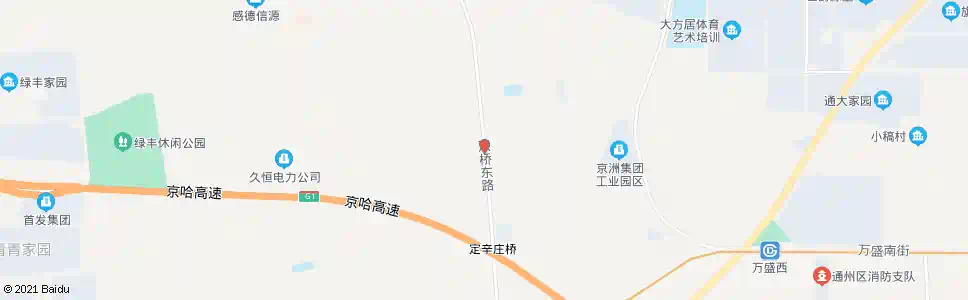 北京定辛庄村_公交站地图_北京公交_妙搜公交查询2025