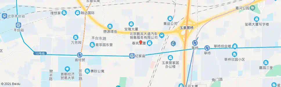 北京东方夏威夷小区西门_公交站地图_北京公交_妙搜公交查询2025