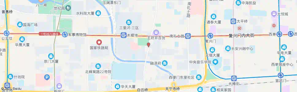 北京白云路_公交站地图_北京公交_妙搜公交查询2025