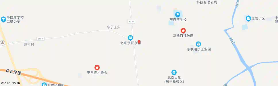 北京亭子庄东_公交站地图_北京公交_妙搜公交查询2025