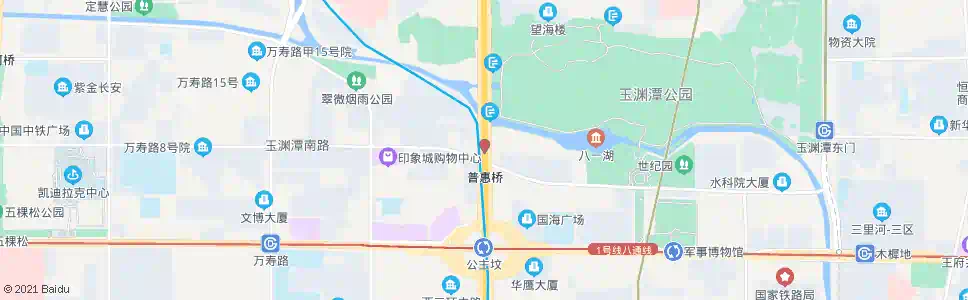 北京八一湖_公交站地图_北京公交_妙搜公交查询2025
