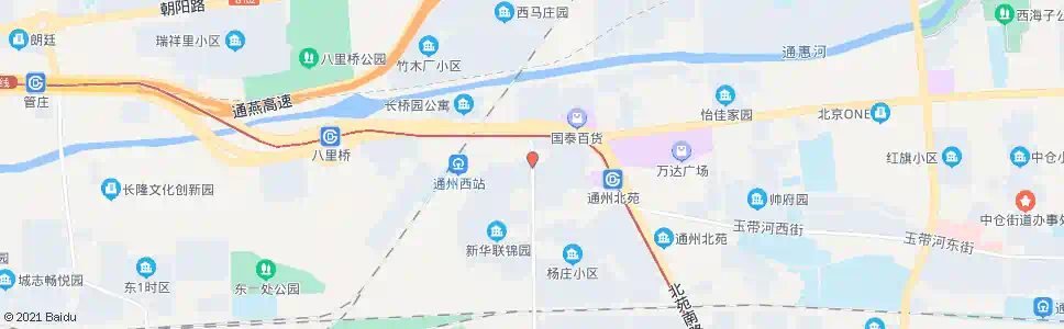 北京通州杨庄北口_公交站地图_北京公交_妙搜公交查询2025