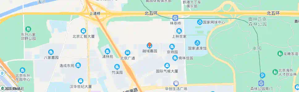 北京融域嘉园_公交站地图_北京公交_妙搜公交查询2025