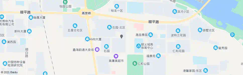 北京石园东区北门_公交站地图_北京公交_妙搜公交查询2025