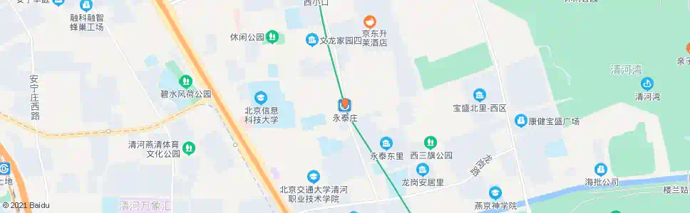 北京永泰庄东里_公交站地图_北京公交_妙搜公交查询2025