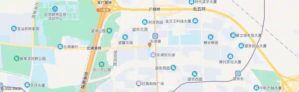 北京利泽西街东口_公交站地图_北京公交_妙搜公交查询2025