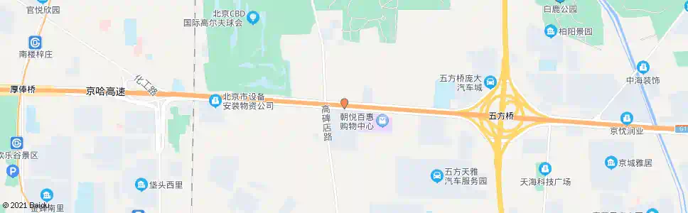 北京王四营桥东_公交站地图_北京公交_妙搜公交查询2025