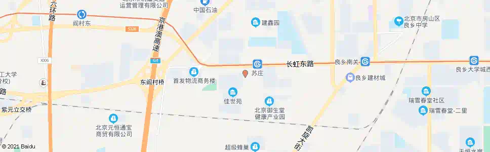 北京佳世苑小区_公交站地图_北京公交_妙搜公交查询2025