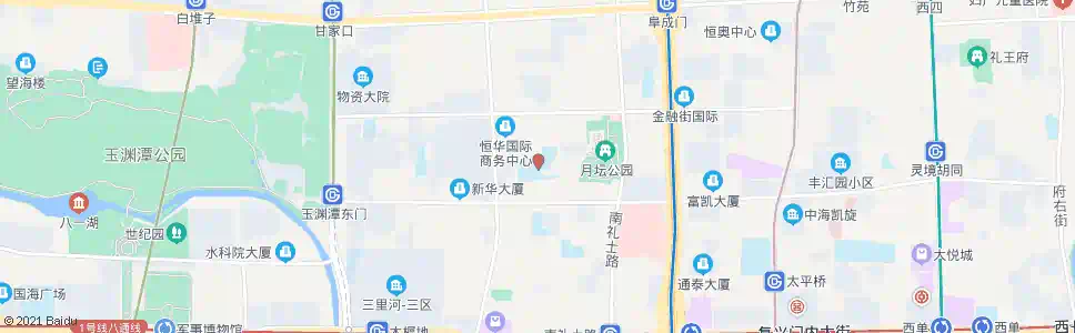 北京二中_公交站地图_北京公交_妙搜公交查询2025