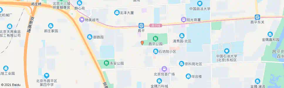 北京昌平中心公园_公交站地图_北京公交_妙搜公交查询2025
