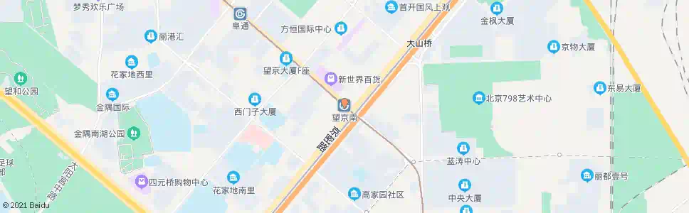 北京望京南站_公交站地图_北京公交_妙搜公交查询2025