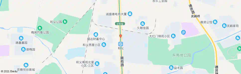 北京和义农场_公交站地图_北京公交_妙搜公交查询2025