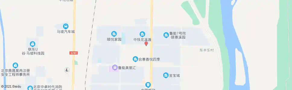 北京花溪渡_公交站地图_北京公交_妙搜公交查询2025