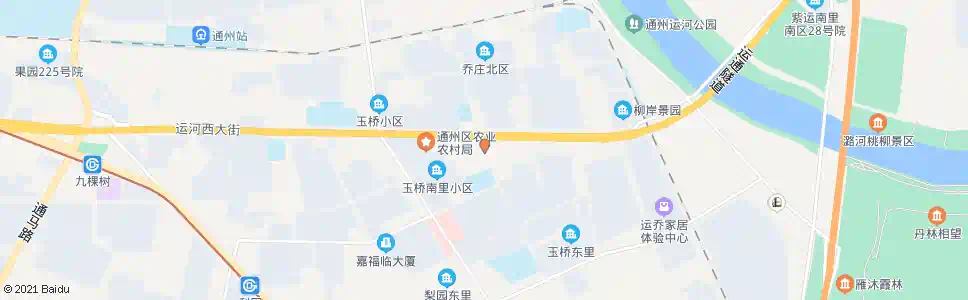 北京玉桥东路_公交站地图_北京公交_妙搜公交查询2025