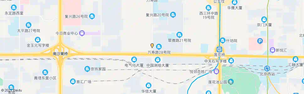 北京金家村桥北_公交站地图_北京公交_妙搜公交查询2025