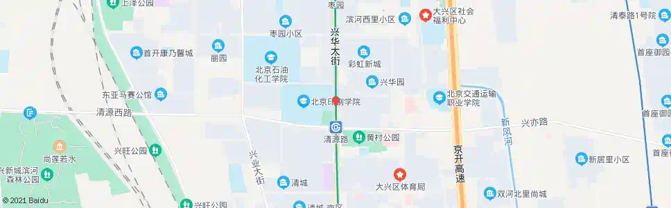 北京清源西里_公交站地图_北京公交_妙搜公交查询2025
