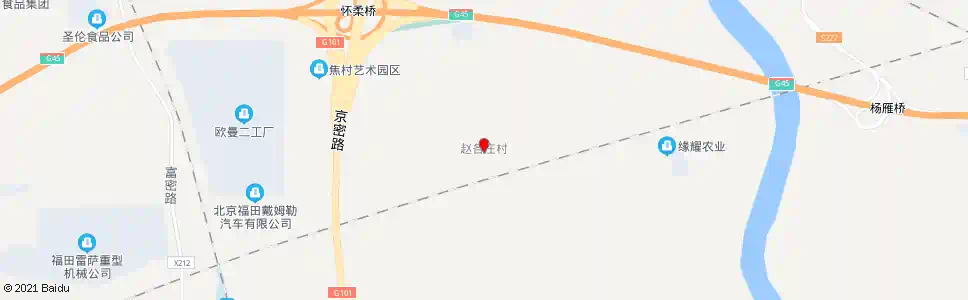 北京赵各庄村_公交站地图_北京公交_妙搜公交查询2025