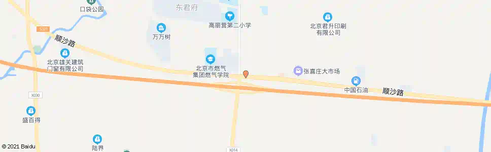 北京张喜庄_公交站地图_北京公交_妙搜公交查询2025