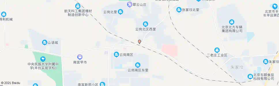 北京云岗北区_公交站地图_北京公交_妙搜公交查询2025