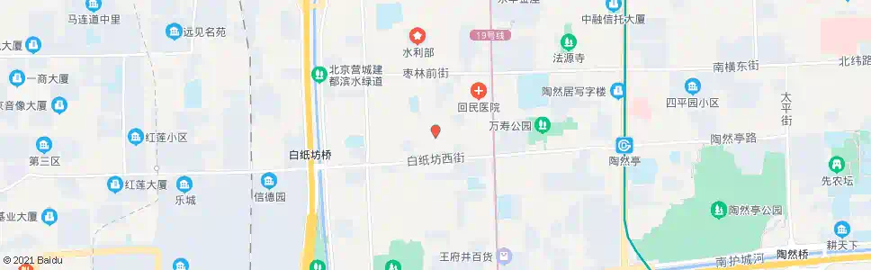 北京白纸坊_公交站地图_北京公交_妙搜公交查询2025