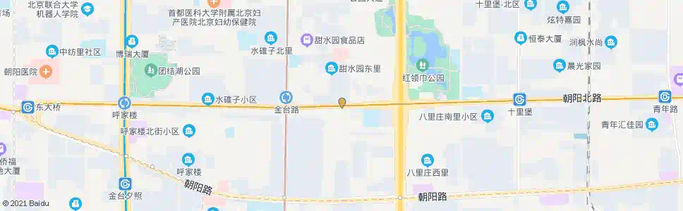 北京延静里_公交站地图_北京公交_妙搜公交查询2025