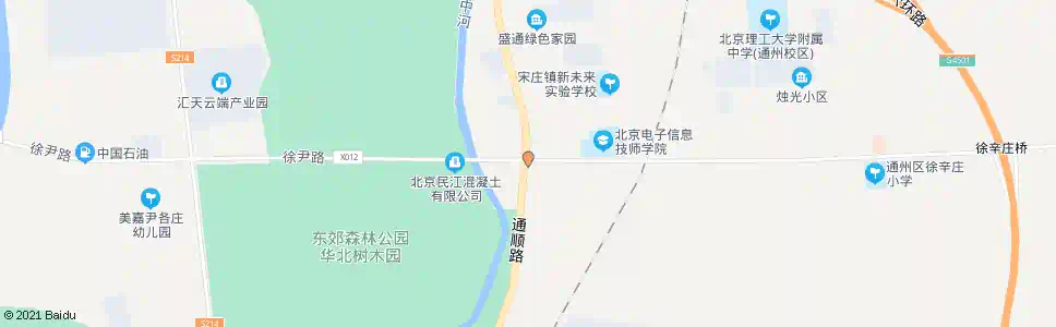北京徐辛庄_公交站地图_北京公交_妙搜公交查询2025