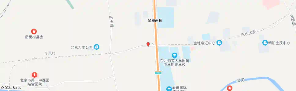 北京楼梓庄桥西_公交站地图_北京公交_妙搜公交查询2025