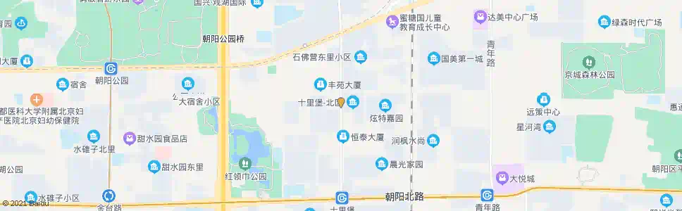 北京十里堡北区_公交站地图_北京公交_妙搜公交查询2025