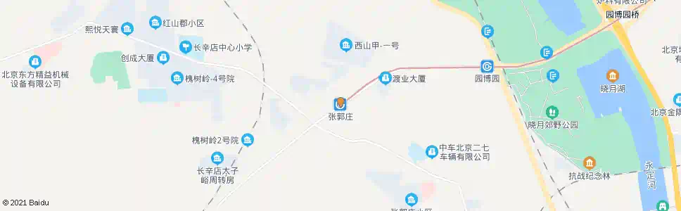 北京张郭庄_公交站地图_北京公交_妙搜公交查询2025