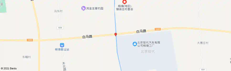 北京现代三厂西_公交站地图_北京公交_妙搜公交查询2025