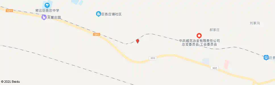 北京巨各庄镇霍各庄(S311)_公交站地图_北京公交_妙搜公交查询2025