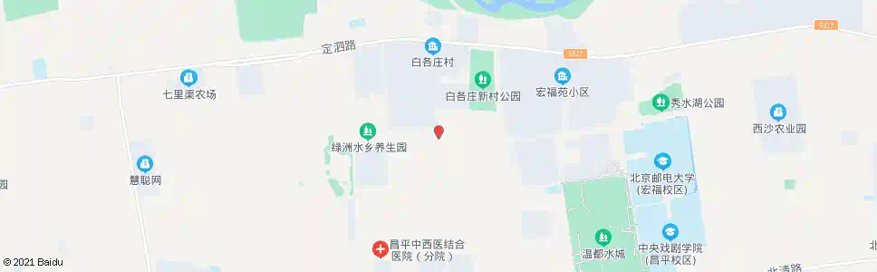 北京白各庄公交场站_公交站地图_北京公交_妙搜公交查询2025