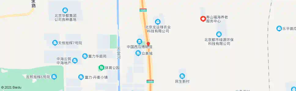 北京庞各庄饭店_公交站地图_北京公交_妙搜公交查询2025
