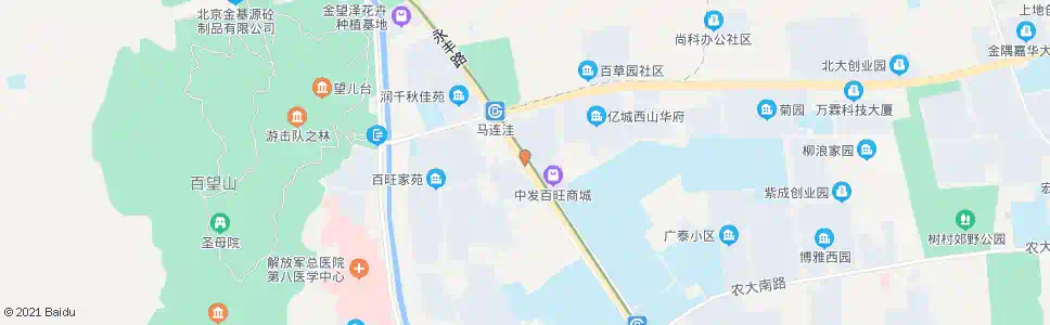 北京圆明园西路北口_公交站地图_北京公交_妙搜公交查询2025