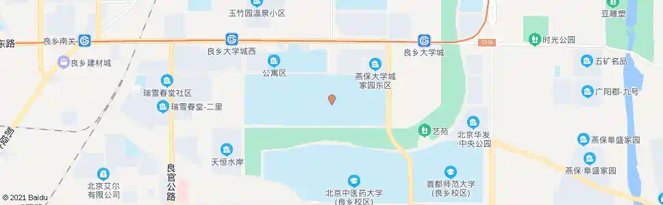 北京北京工商大学(良乡)_公交站地图_北京公交_妙搜公交查询2025