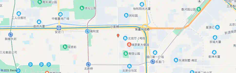 北京小街村北口_公交站地图_北京公交_妙搜公交查询2025