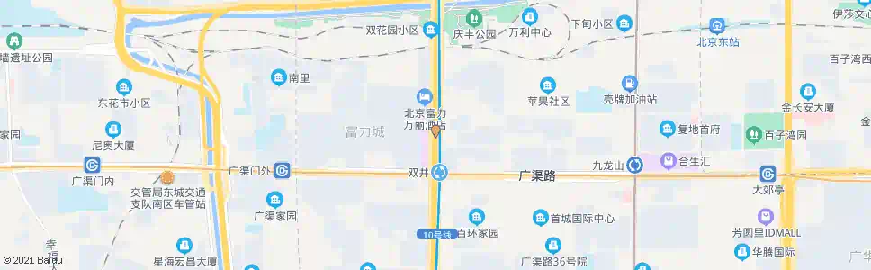 北京双井桥北_公交站地图_北京公交_妙搜公交查询2025