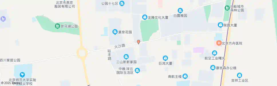 北京三山家园_公交站地图_北京公交_妙搜公交查询2025