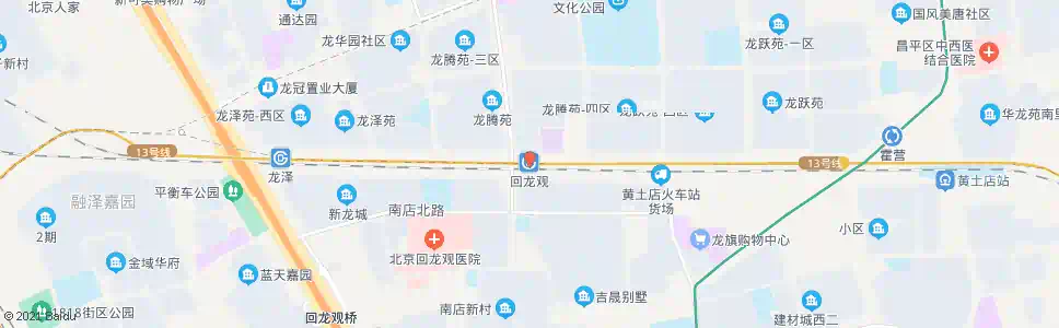 北京地铁回龙观站_公交站地图_北京公交_妙搜公交查询2025