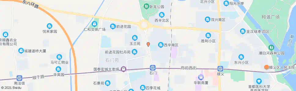 北京西辛小学_公交站地图_北京公交_妙搜公交查询2025