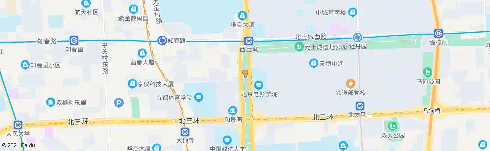 北京蓟门桥北_公交站地图_北京公交_妙搜公交查询2025