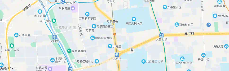 北京万泉庄路_公交站地图_北京公交_妙搜公交查询2025