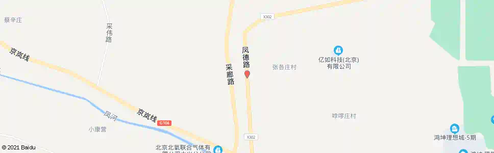 北京杨宋镇张各庄_公交站地图_北京公交_妙搜公交查询2025