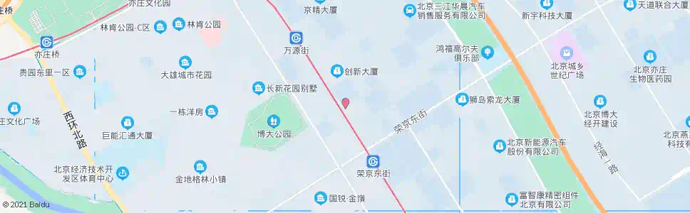北京中和街_公交站地图_北京公交_妙搜公交查询2025