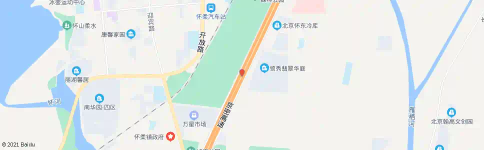 北京怀杨路口北_公交站地图_北京公交_妙搜公交查询2025