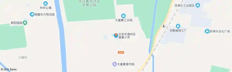 北京富豪小学路口_公交站地图_北京公交_妙搜公交查询2025